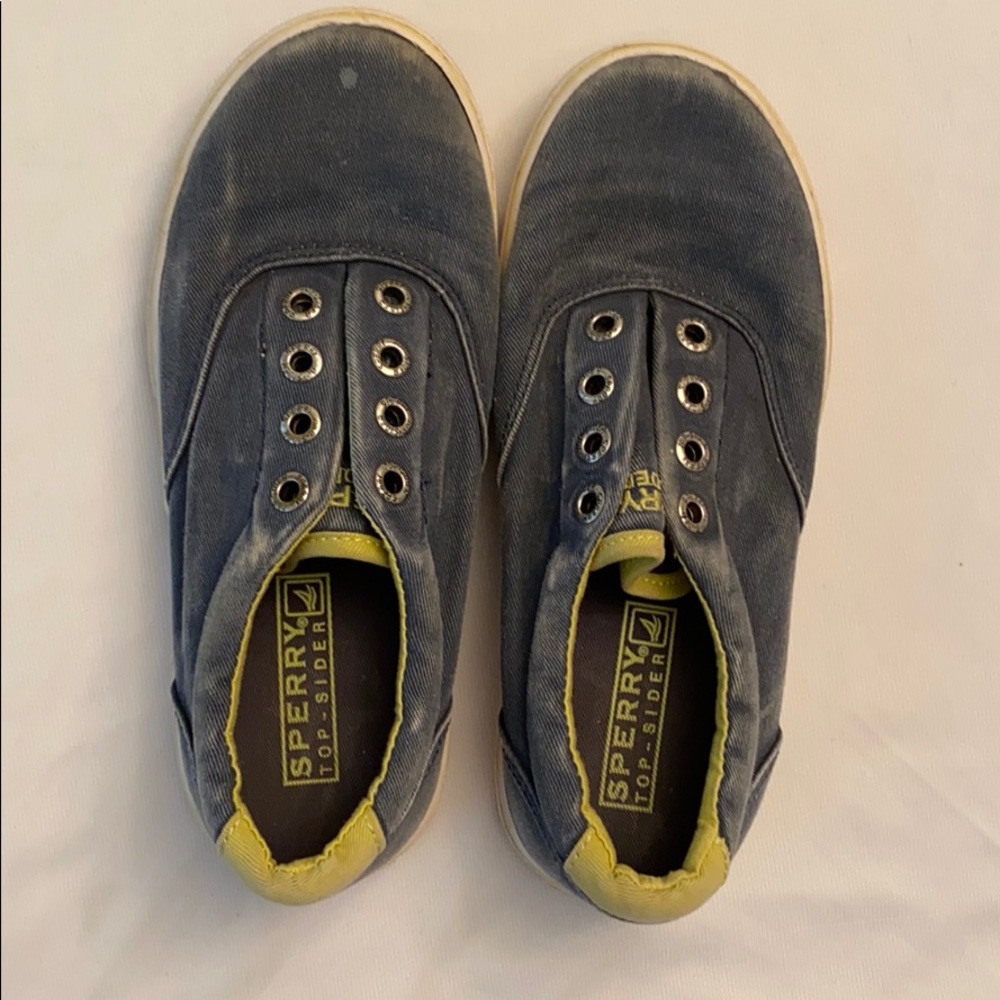 Blue Sperry Topsiders in good used condition